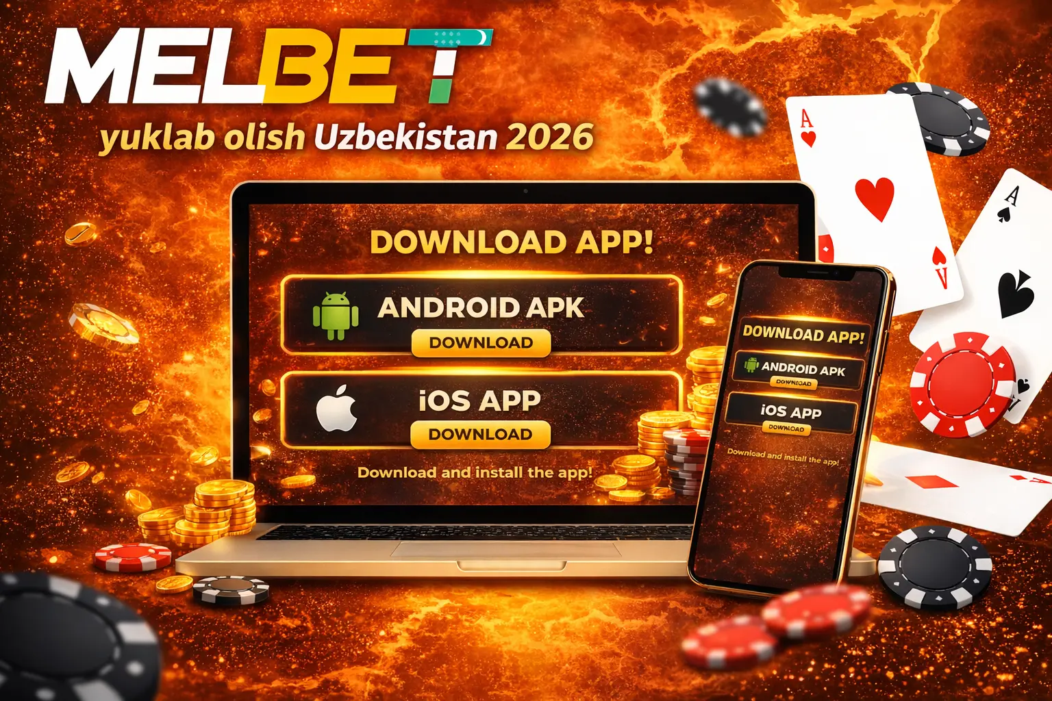 Melbet yuklab olish Uzbekistan 2026